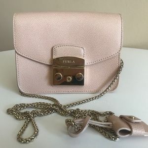 Furla Metropolis Mini Leather Crossbody Bag